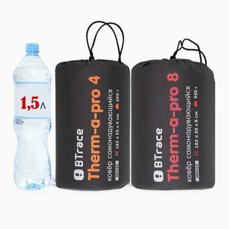 Ковер самонадув BTrace Therm-a-Pro 8 (183*55*8 см, Красный)